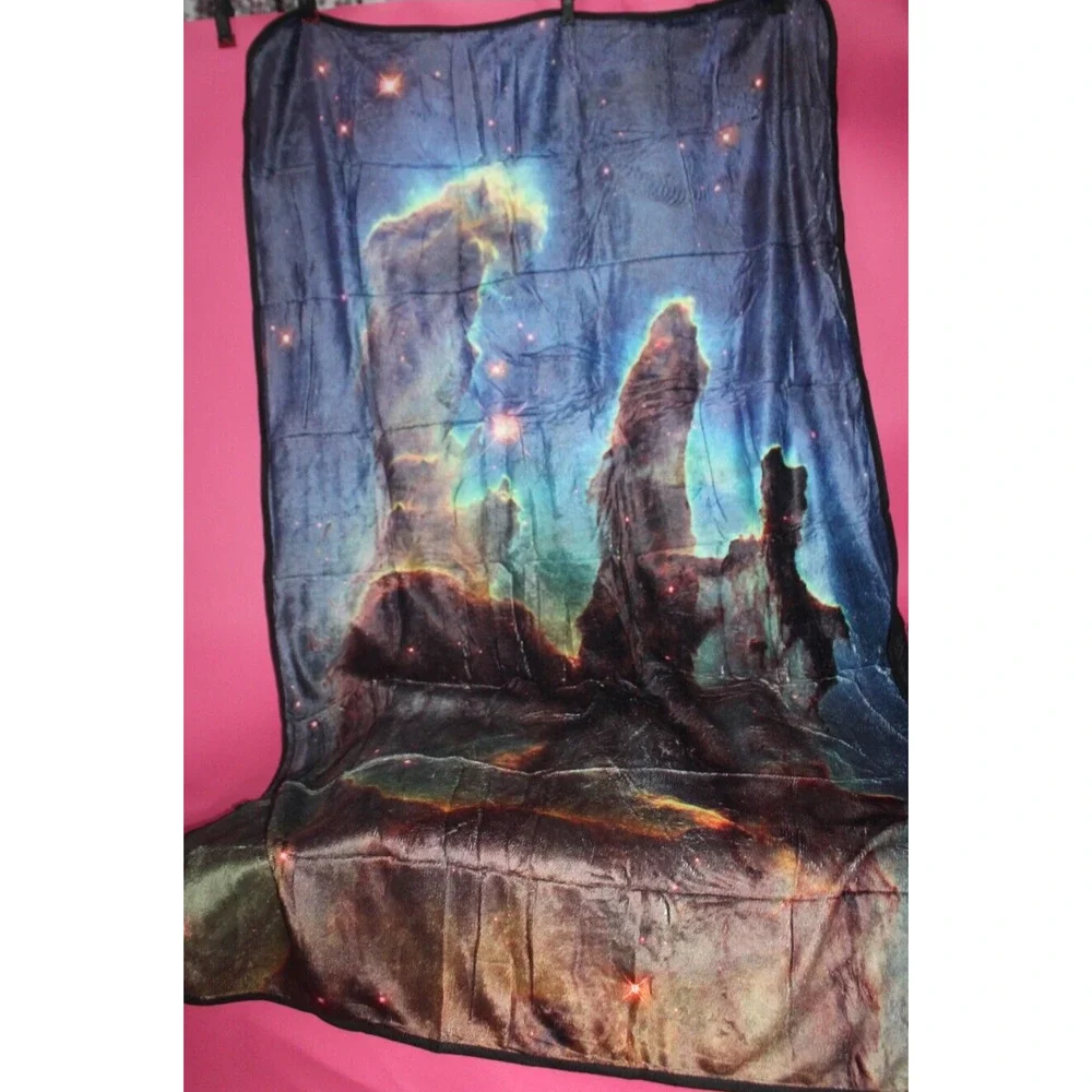 Loot Crate Nasa Space Scene Nebula Blanket 37 x 60 Polyester